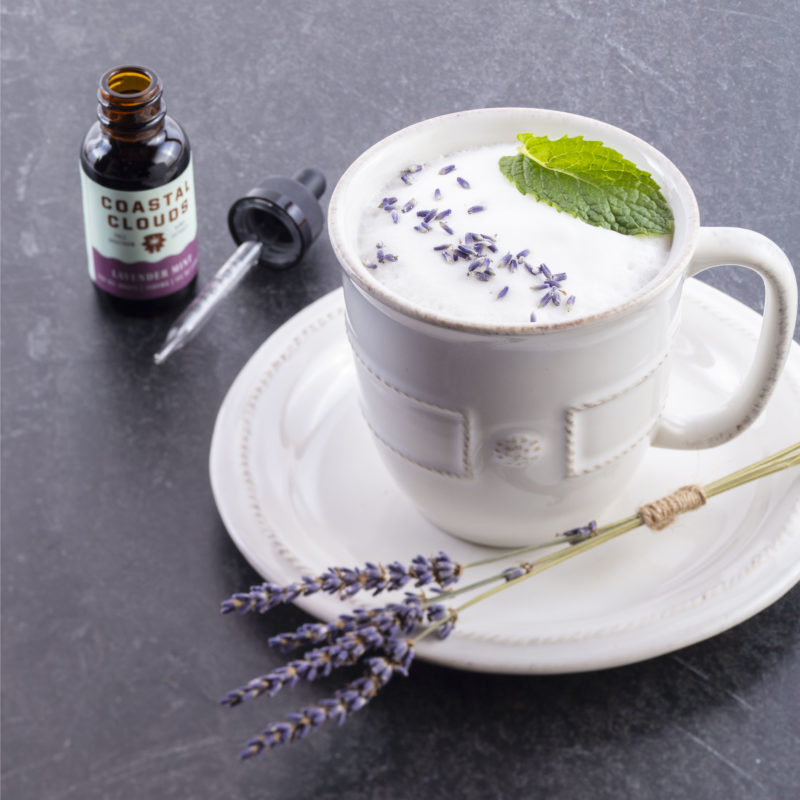 Lavender Mint Coastal Clouds CBD Latte